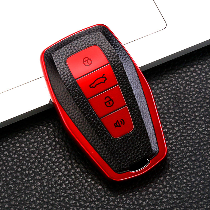 Geely automa atslēgas korpuss - TPU materiāls, etniskā stila, saderīgs ar Emgrand, Vision, X6, Star, Boyue, Xingrui