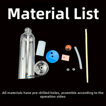 DIY paprastas pistono vandens siurblio modelis – Craftsman, iš plastiko, skirta 8 klasei, praktinis mokslų rinkinys