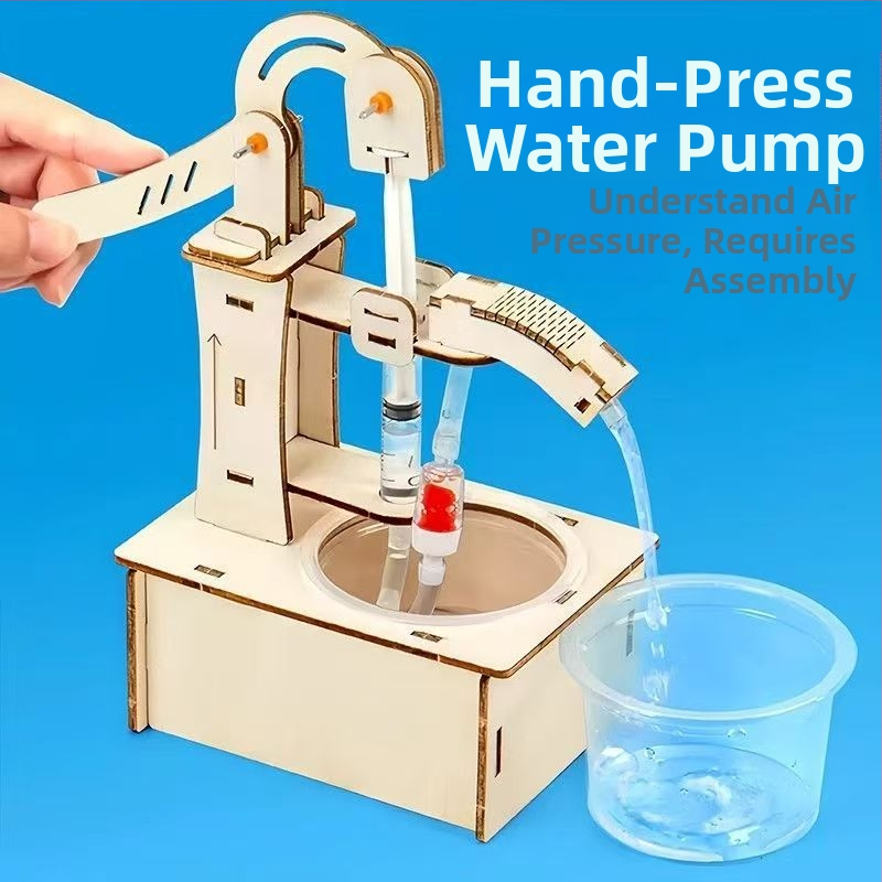 DIY paprastas pistono vandens siurblio modelis – Craftsman, iš plastiko, skirta 8 klasei, praktinis mokslų rinkinys