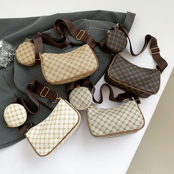 PU válltáska lánccal, városi egyszerű stílus, 3D szerkezetű, cipzáros, Tavasz 2025