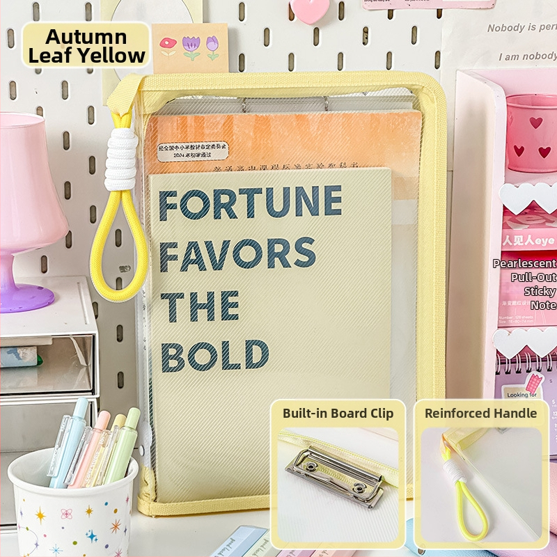 Чанта за документи от PP с прозрачен дизайн и акордеонна форма, с цип (Марка: Yibai points; Материал: PP; Стил: цип; Форма: акордеон)