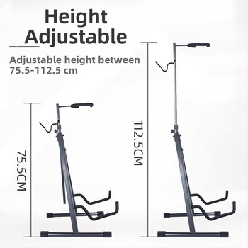 Daugiainstrumentinis grindinis laikiklis violončelei, gitarai, pipai ir zhongruanui – nešiojamas vertikalus laikiklis