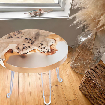 Σιλικόνη στρογγυλή φόρμα για ψήσιμο DIY κρυστάλλινο ρυάκι ρητίνης — χειροποίητη κατασκευή, μοντέρνος μινιμαλισμός