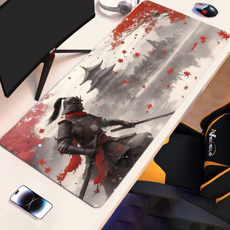 Голяма подложка за мишка с противохлъзгаща повърхност от естествен каучук, термопечат, размери 300×600×2 мм или 300×700×2 мм.