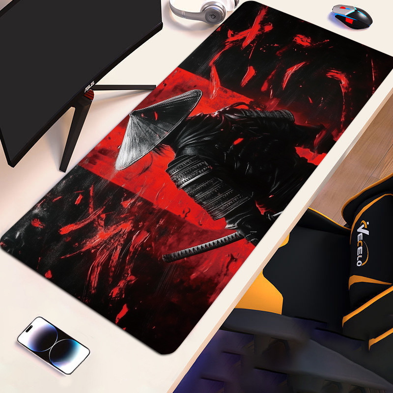 Голяма подложка за мишка с противохлъзгаща повърхност от естествен каучук, термопечат, размери 300×600×2 мм или 300×700×2 мм.