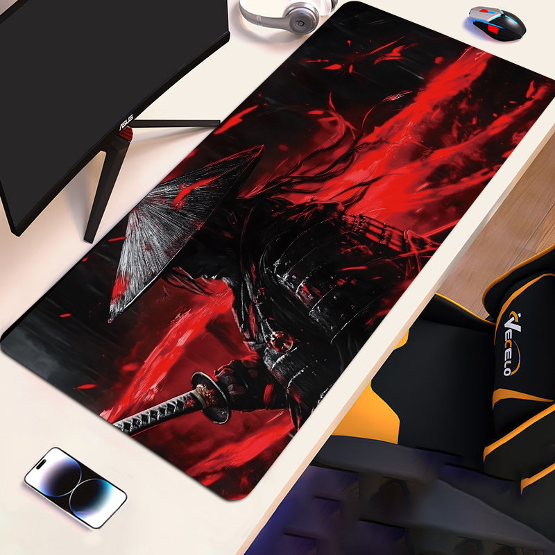 Голяма подложка за мишка с противохлъзгаща повърхност от естествен каучук, термопечат, размери 300×600×2 мм или 300×700×2 мм.