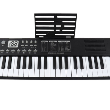 Bērnu elektriskais orgāns ar 37 taustiņiem, uzlādējams, daudzfunkcionāls, mikrofona statīvs, ABS materiāls, zīmols Octavebaby, piemērots bērniem 4-6 gadu vecumā.