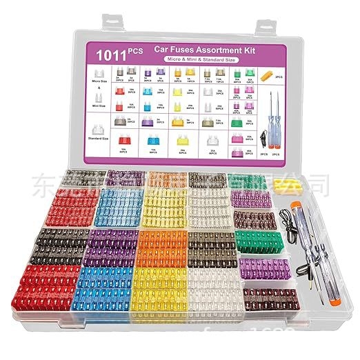 Stable Blade Fuse kombinacijų rinkinys automobiliams — keičiamas blade fuse rinkinys automobiliams, sunkvežimiams, motociklams, valtims, SUV, RV, ATV, UTV