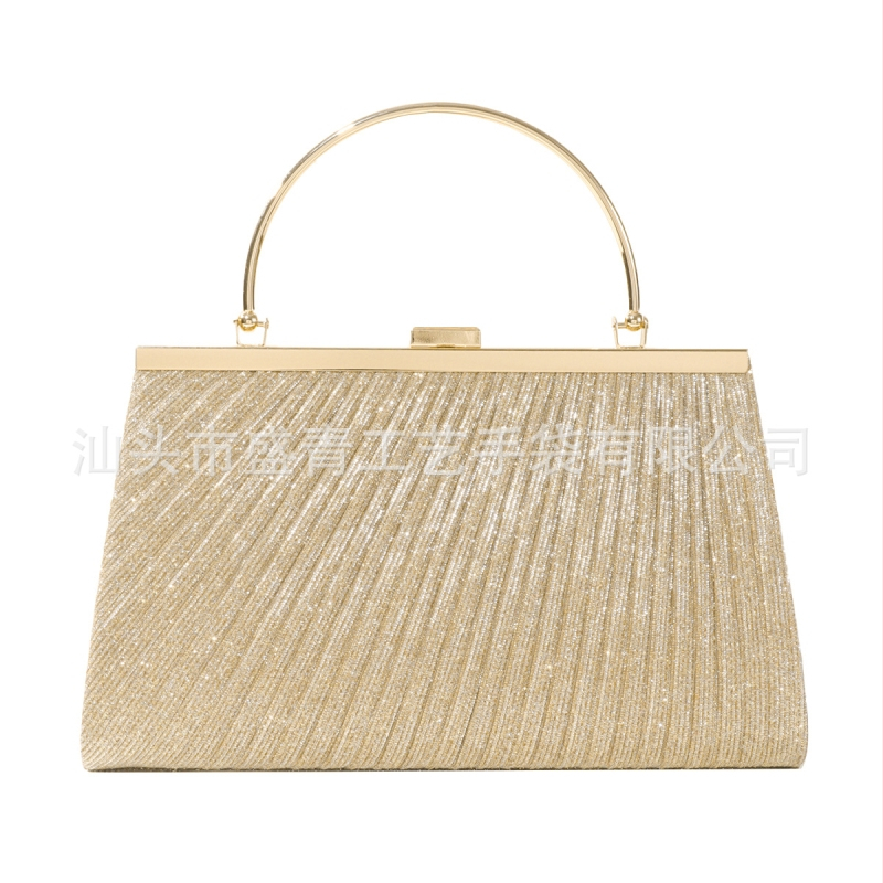 PVC moterų vakarinė rankinė, horizontalaus kvadrato formos, užsegamas raišteliais, poliesterio įdaila, gatvės stilius