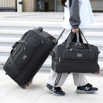 Proširiva putna torba od Oxford platna, 20–35 L, unisex, ležerni stil