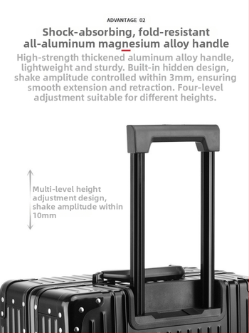 Bagaj cu fermoar și încuietoare TSA, ABS+PC, 2,9 kg, deschidere cu fermoar, potrivit pentru bagaj de cabină