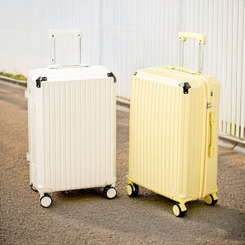 Bagaj cabină masculin din ABS+PC, închidere cu fermoar, roți universale, încuietoare cu combinație obișnuită, primăvara 2025