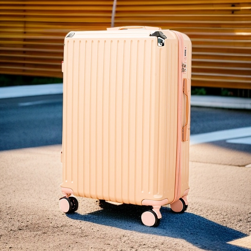 Bagaj cabină masculin din ABS+PC, închidere cu fermoar, roți universale, încuietoare cu combinație obișnuită, primăvara 2025