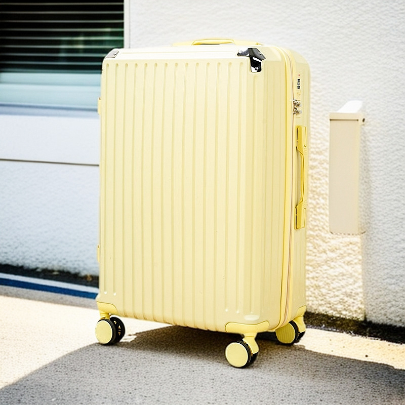 Bagaj cabină masculin din ABS+PC, închidere cu fermoar, roți universale, încuietoare cu combinație obișnuită, primăvara 2025