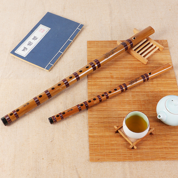 Φλογέρα ευθεία για αρχάριους, με 6 οπές, νότες C D E F G, με βελούδινη θήκη