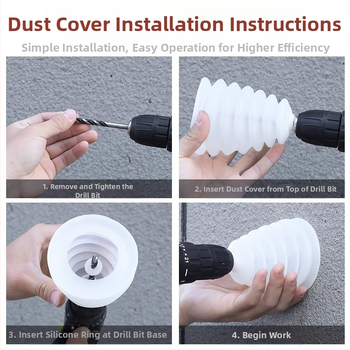 Κάλυμμα σκόνης για τρυπάνι κρούσης και εξαρτήματα – Μάρκα: The First Force, προστασία σκόνης, ενσωματωμένος οροφικός διατρητής, δεύτερη γενιά, μακρύς σχεδιασμός