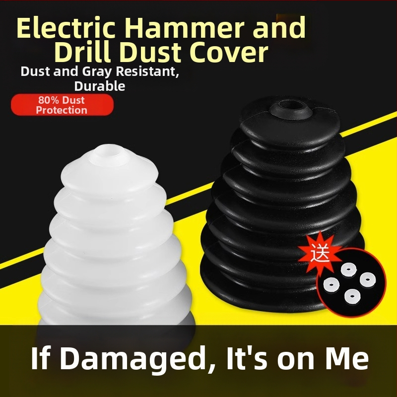 Kalapácsos fúró porvédő sapka és tartozék készlet – Márka: The First Force, porvédő sapka, integrált mennyezeti lyukasztó, második generáció, hosszított dizájn