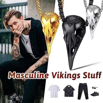 Κλιπ μαλλιών με κρανίο κόρακου σε πανκ στυλ, κράμα, ηλεκτροπλατίωση, τύπος κλιπ: duckbill, για γυναίκες