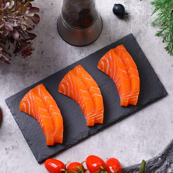 Πιάτο σερβιρίσματος από σχιστόλιθο για sushi και tempura, ιαπωνικού στυλ (Υλικό: σχιστόλιθος; Πάχος: 5–7 mm; Διαθέσιμη παραμετροποίηση λογότυπου; Κατάλληλο για ξενοδοχεία/εστιατόρια)