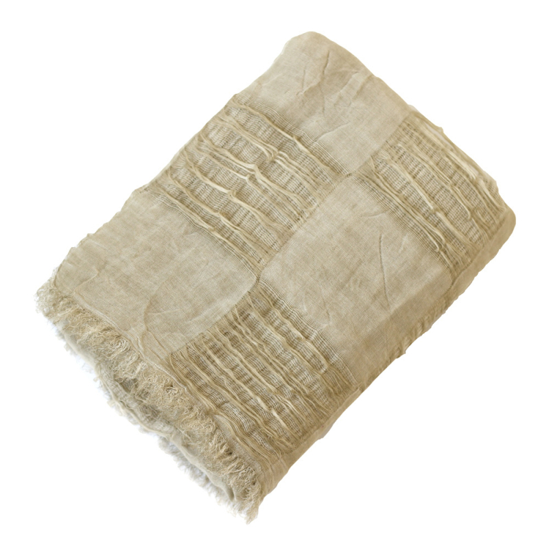 Wrap за новородени за фотосесия — унисекс, памучно-ленена материя, 70% памук, ретро стил