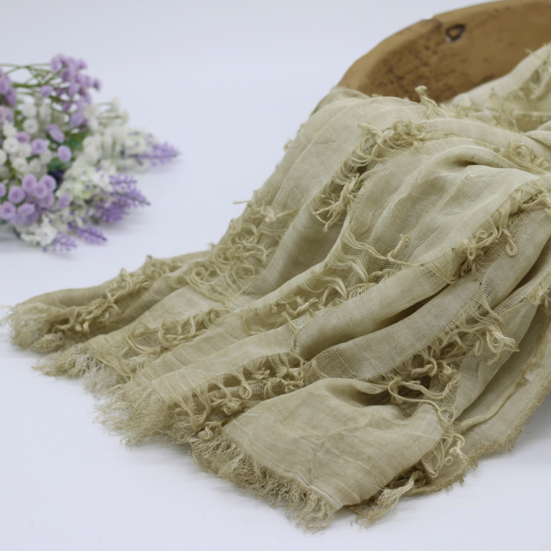 Wrap за новородени за фотосесия — унисекс, памучно-ленена материя, 70% памук, ретро стил