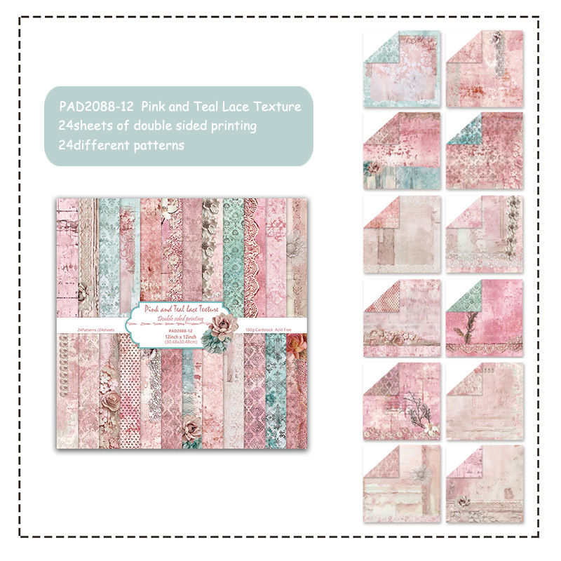 DIY фотоалбум хартия – двустранна шаблонна хартия (Материал: хартия; Категория: печат; Бранд: Refined)