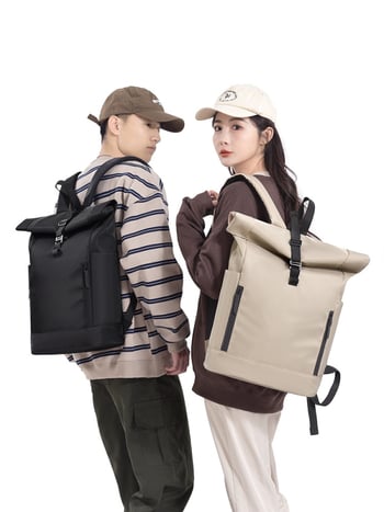 Unisex nylon ruksak, kapacitet 20–35 L, kompatibilan s laptopom, zaštita od sunca, prozračan, otporan na vjetar, s naramenicama s zračnim jastučićima