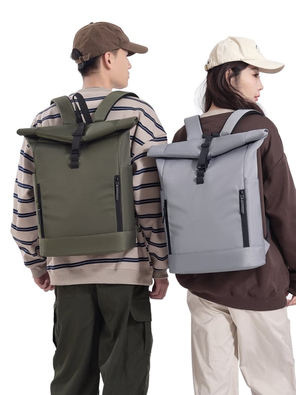 Unisex nylon ruksak, kapacitet 20–35 L, kompatibilan s laptopom, zaštita od sunca, prozračan, otporan na vjetar, s naramenicama s zračnim jastučićima