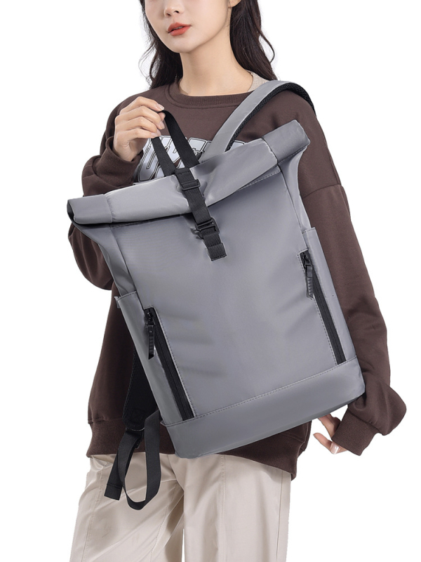 Unisex nylon ruksak, kapacitet 20–35 L, kompatibilan s laptopom, zaštita od sunca, prozračan, otporan na vjetar, s naramenicama s zračnim jastučićima