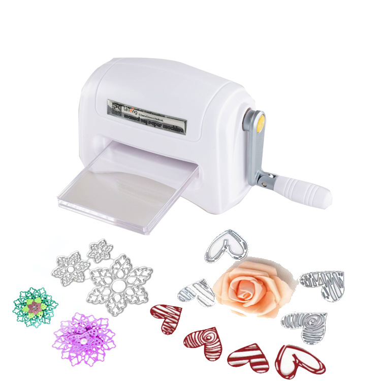 DIY χειροκίνητος μηχανισμός ανάγλυφης επεξεργασίας χαρτιού με εργαλείο κοπής – πλαστικό/ψευδάργυρος, εκπαιδευτικό δημιουργικό παιχνίδι για ηλικίες 7–14 ετών