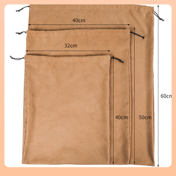 Τσάντα από ύφασμα φλάνελ με κορδόνι, σε στυλ τσάντας χειρός, ελαφρύς πολυτελής σχεδιασμός, κατάλληλη για εσώρουχα, καλλυντικά and ρούχα