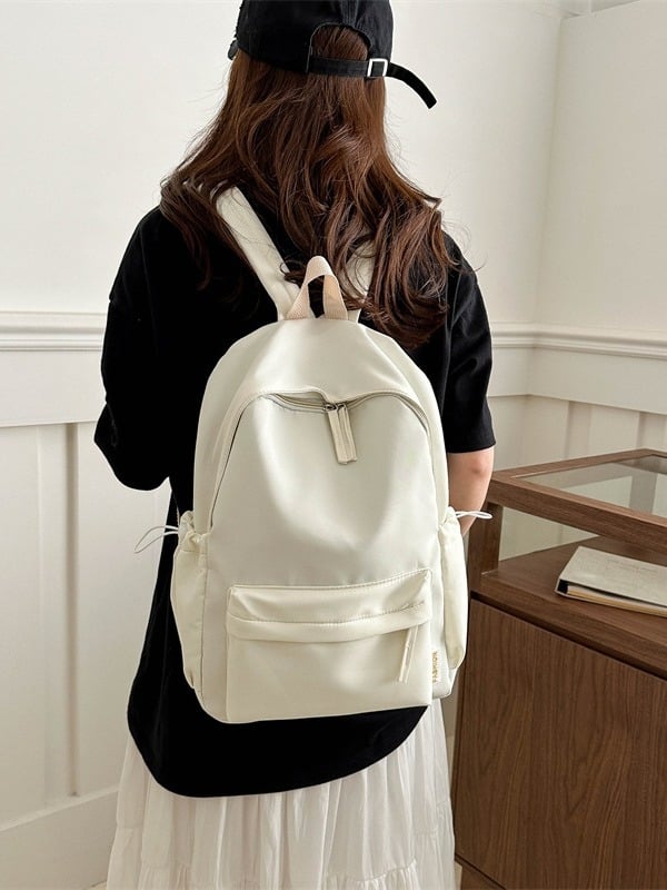 Unisex školski ranac od Oxford platna, kapacitet 20–35 L, ultralak, poliester vlakna, jednobojni dizajn