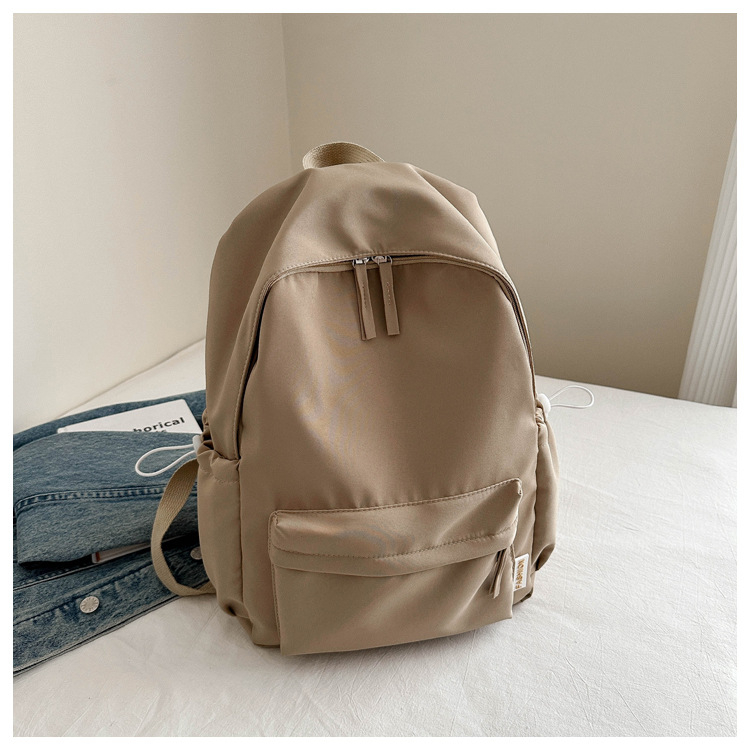 Unisex školski ranac od Oxford platna, kapacitet 20–35 L, ultralak, poliester vlakna, jednobojni dizajn