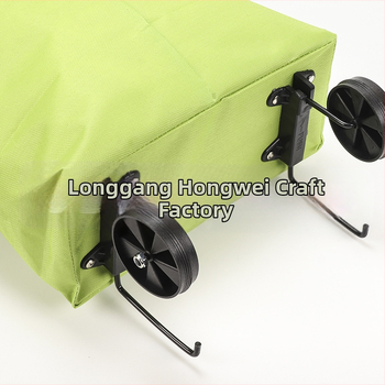 Δίτροχο αναδιπλούμενο καρότσι αγορών, PVC, φόρτωση έως 5 kg, ελαφρύ 350 g