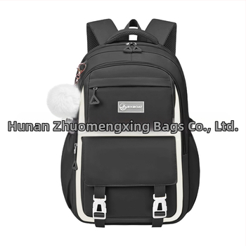 Комплект от три части ученически раници за момичета — Oxford плат, дишащи, водоустойчиви, против кражба; модел 25106, аниме принт, презрамки с въздушна подложка, полиестрова подплата, пролет 2025.