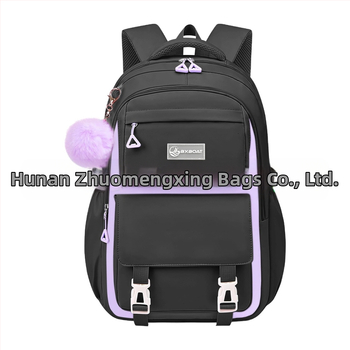 Комплект от три части ученически раници за момичета — Oxford плат, дишащи, водоустойчиви, против кражба; модел 25106, аниме принт, презрамки с въздушна подложка, полиестрова подплата, пролет 2025.