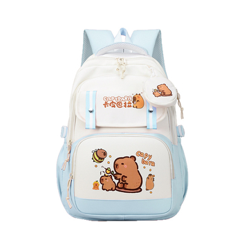 Unisex σχολικό σακίδιο από νάιλον, καρτούν μοτίβο, μείωση βάρους, χωρητικότητα κάτω от 20 L, ιμάντες με αερόσφυξη