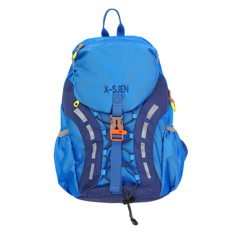 Ghiozdan pentru copii Unisex din nailon, respirabil și ușor pentru activități în aer liber, drumeții și școală — bretele curbate, căptușeală din poliester, stil modern