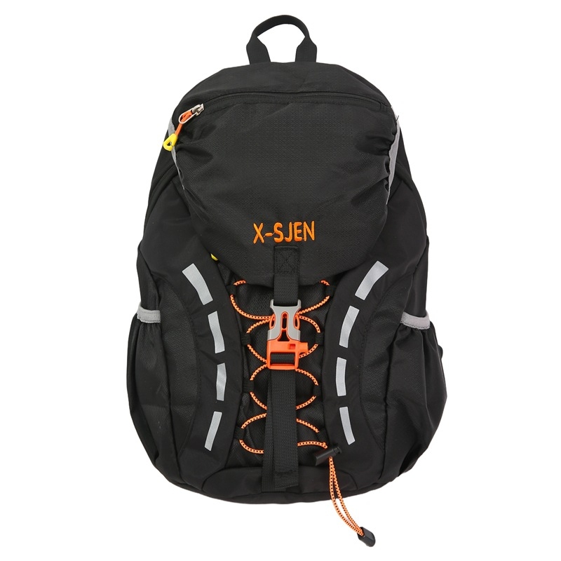 Ghiozdan pentru copii Unisex din nailon, respirabil și ușor pentru activități în aer liber, drumeții și școală — bretele curbate, căptușeală din poliester, stil modern