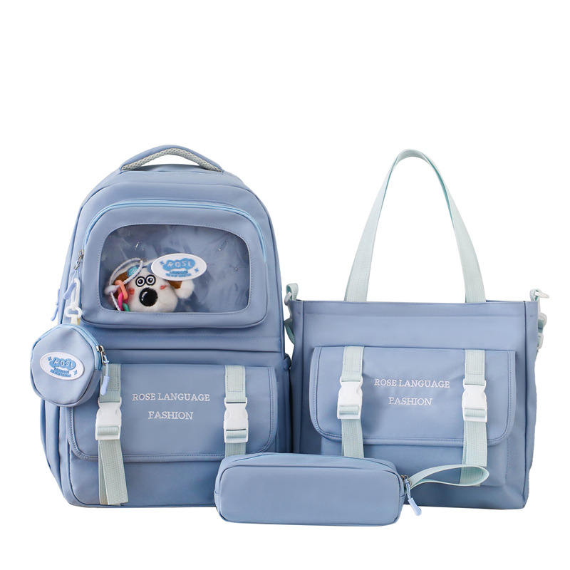 Σχολικό σακίδιο unisex με μεγάλη χωρητικότητα, νάιλον, επένδυση πολυεστέρα, εργονομικό πίσω πάνελ