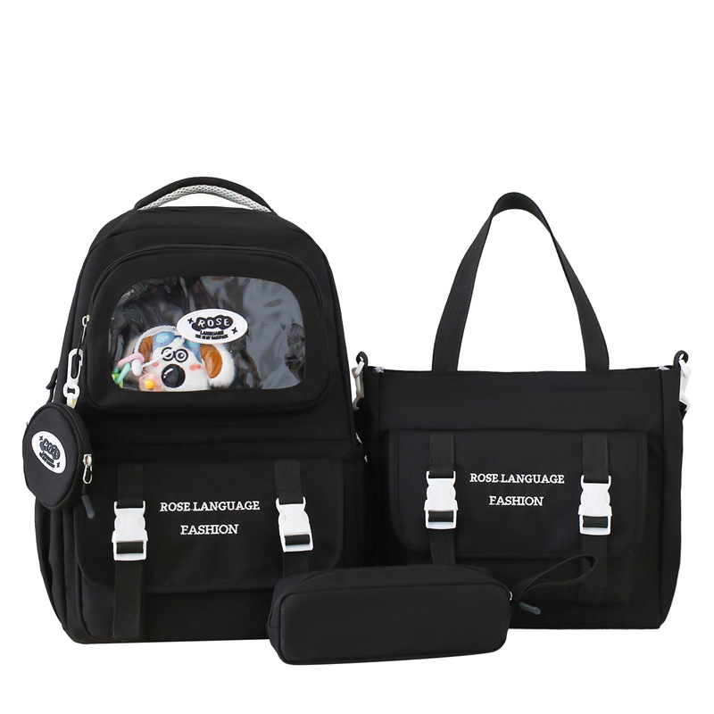 Σχολικό σακίδιο unisex με μεγάλη χωρητικότητα, νάιλον, επένδυση πολυεστέρα, εργονομικό πίσω πάνελ