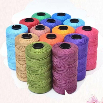 Delicate Νήμα Ice Silk, Τρίκλωνο Πλεγμένο Νήμα για Χειροτεχνίες με Χέρι και Βελονάκι, Κατάλληλο για Τσάντες, Καπέλα, Μαξιλάρια Αυτοκινήτου, Θήκες για Μπουκάλια και Παντόφλες