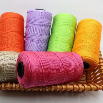 Delicate Νήμα Ice Silk, Τρίκλωνο Πλεγμένο Νήμα για Χειροτεχνίες με Χέρι και Βελονάκι, Κατάλληλο για Τσάντες, Καπέλα, Μαξιλάρια Αυτοκινήτου, Θήκες για Μπουκάλια και Παντόφλες