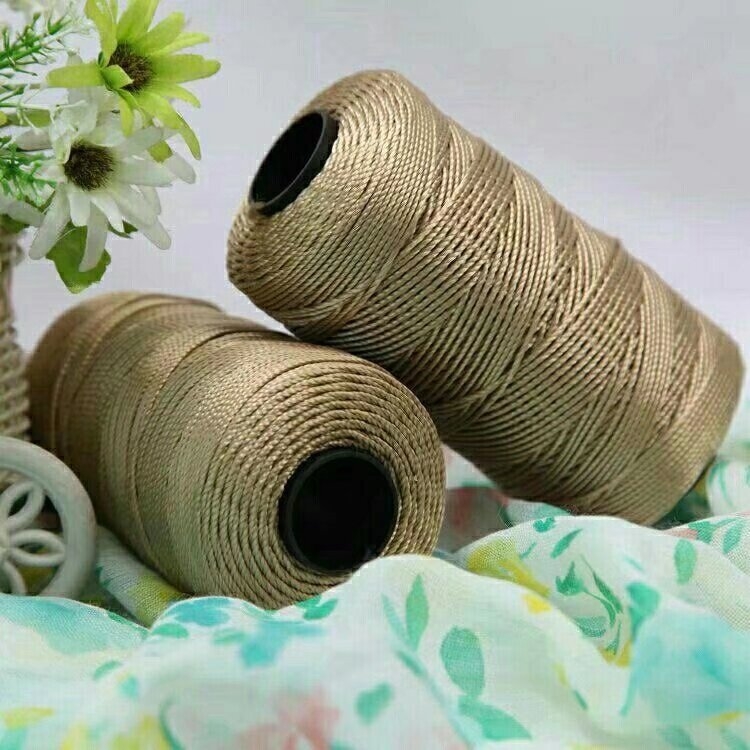 Delicate Νήμα Ice Silk, Τρίκλωνο Πλεγμένο Νήμα για Χειροτεχνίες με Χέρι και Βελονάκι, Κατάλληλο για Τσάντες, Καπέλα, Μαξιλάρια Αυτοκινήτου, Θήκες για Μπουκάλια και Παντόφλες