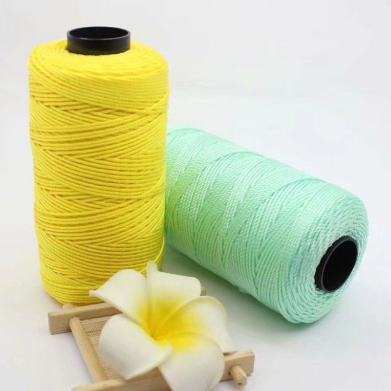 Delicate Νήμα Ice Silk, Τρίκλωνο Πλεγμένο Νήμα για Χειροτεχνίες με Χέρι και Βελονάκι, Κατάλληλο για Τσάντες, Καπέλα, Μαξιλάρια Αυτοκινήτου, Θήκες για Μπουκάλια και Παντόφλες