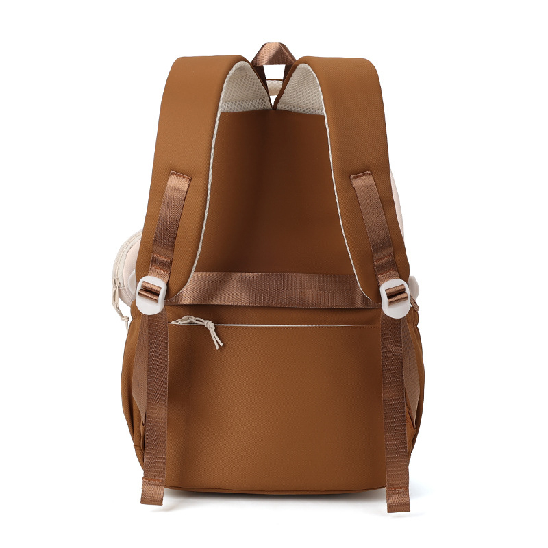 Oksfordo audinio kuprinė mokyklai, 20–35 L talpa, kvėpuojanti, išlenkti pečių diržai, nailonio pamušalas