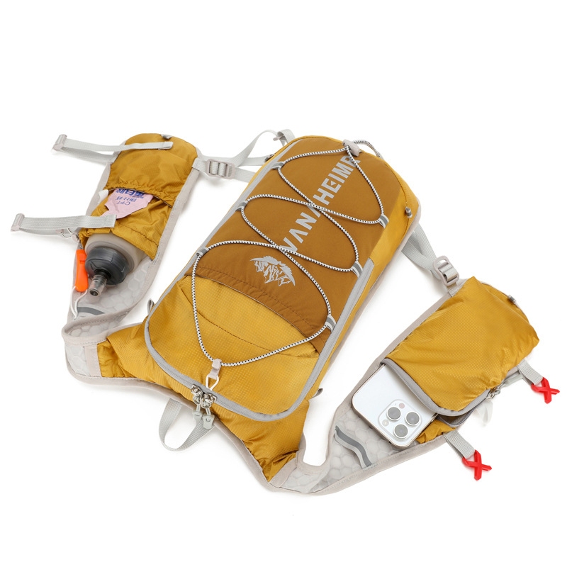 Piedzīvojumu mugursoma no diving-cloth, ārkārtīgi viegla, paplašināma, universāla, izliektas plecu siksnas