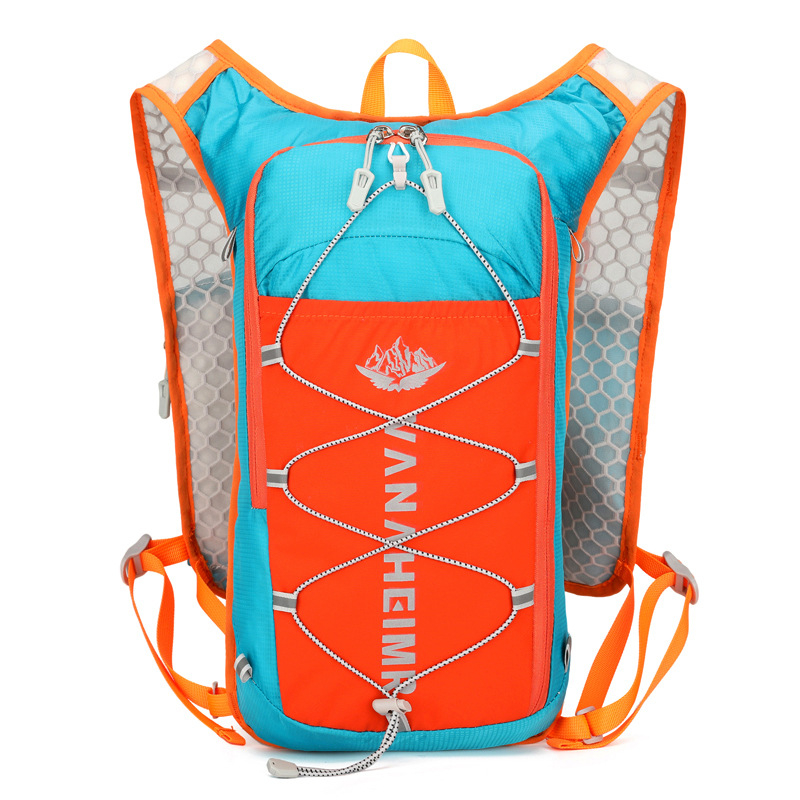 Piedzīvojumu mugursoma no diving-cloth, ārkārtīgi viegla, paplašināma, universāla, izliektas plecu siksnas