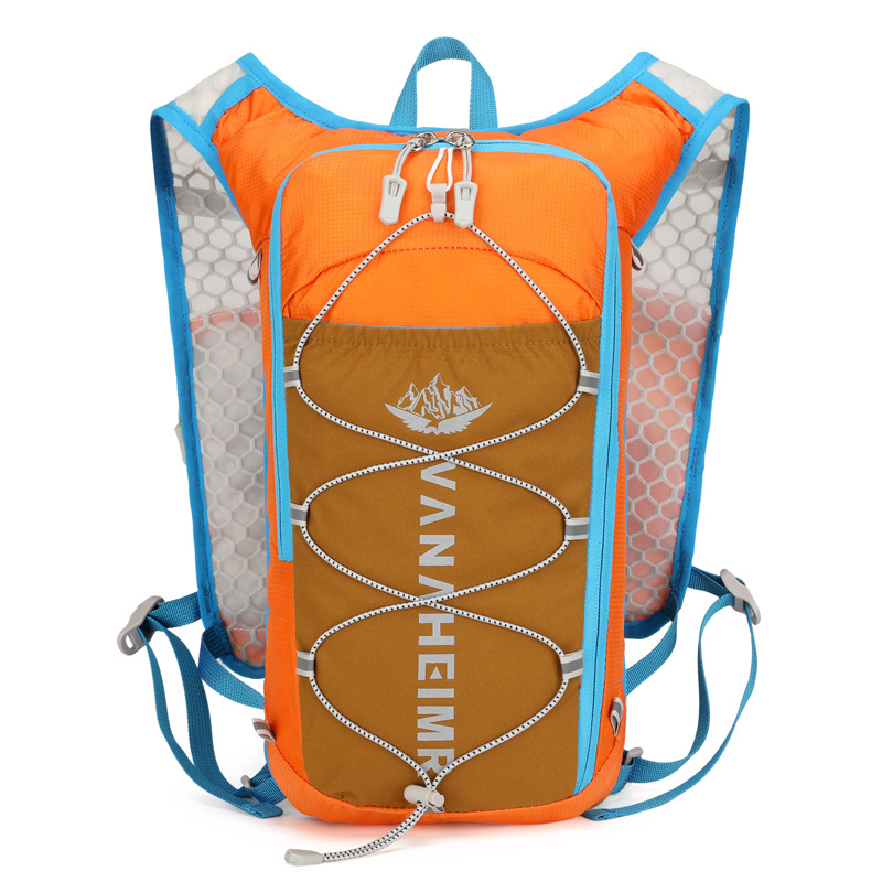 Piedzīvojumu mugursoma no diving-cloth, ārkārtīgi viegla, paplašināma, universāla, izliektas plecu siksnas