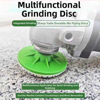 Presentable Четиристепен полировъчен диск за ъглошлайф, монолитен дизайн, полиране и шлайфане на мрамор, гранит и бетон